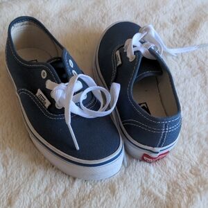 Vans Kids Navy Canvas Sneakers